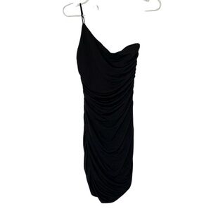 Lovely Day NWOT One Shoulder Cocktail Dress Size S Gathered, Gorgeous!